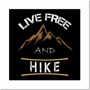 Embrace Freedom and Hike: Rediscovering Nature's Wonders Posters and Art